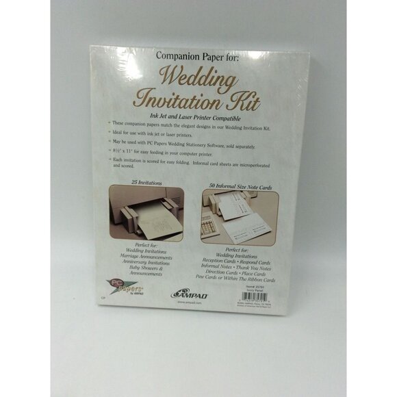 Vintage Notecards Blank 50 ct Note Cards Laser Ink-Jet Printer Printable - Picture 3 of 6